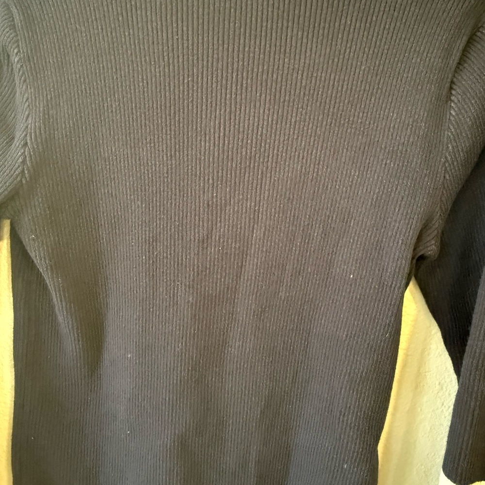 Faherty Women's Navy and White Sweater Size Large Beach Coastal Nautical - Picture 8 of 9